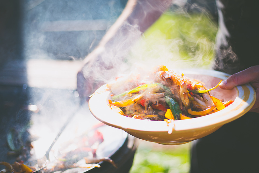 SMOKED RAINBOW STIR FRY | Hot Smoked