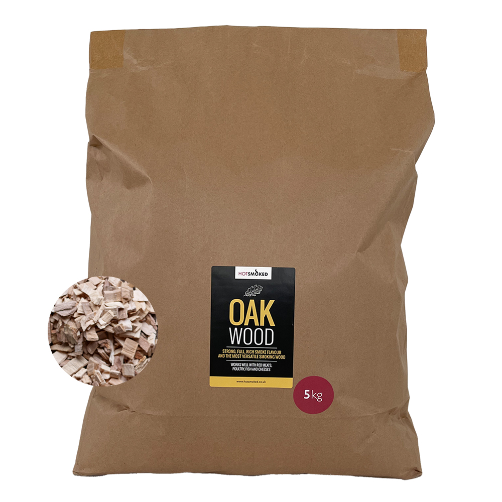 Oak smoking chips bulk 5kg packs