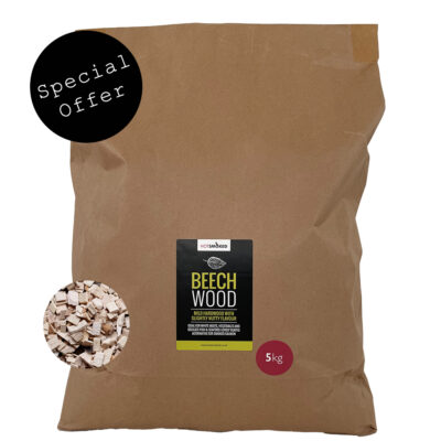 Beech Smoking Chips Bulk 5kg - special offer