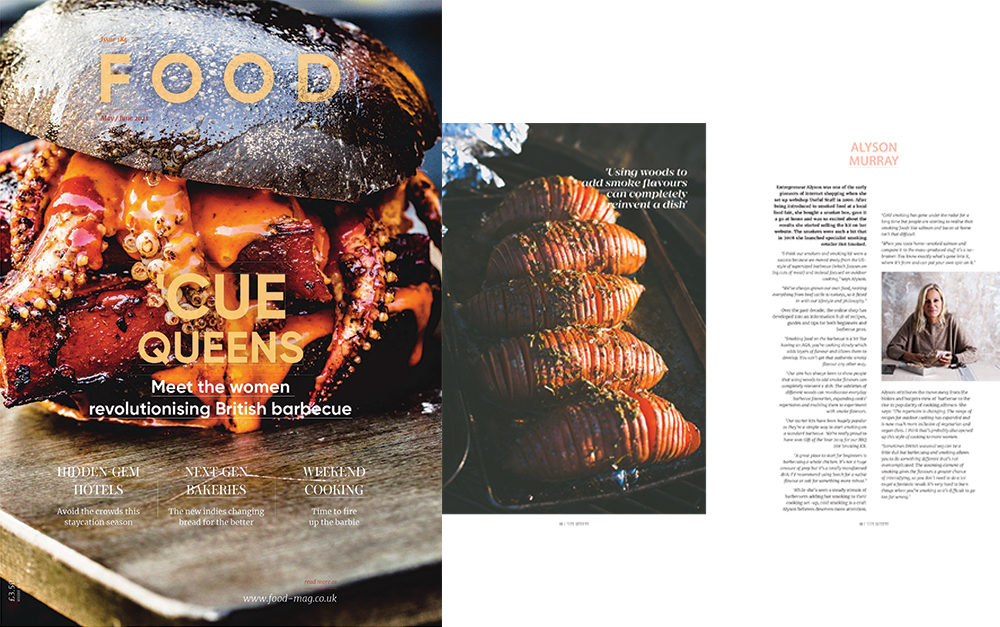 Hot Smoked in Food Mag SW