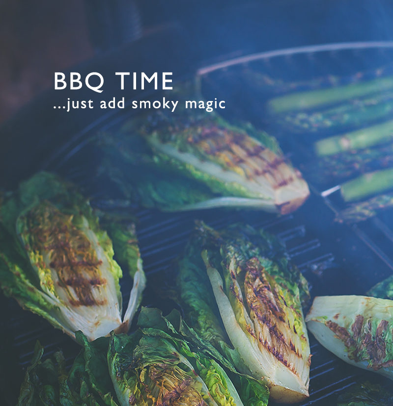 BBQ Time...just add smoky magic. Hot Smoked Greens