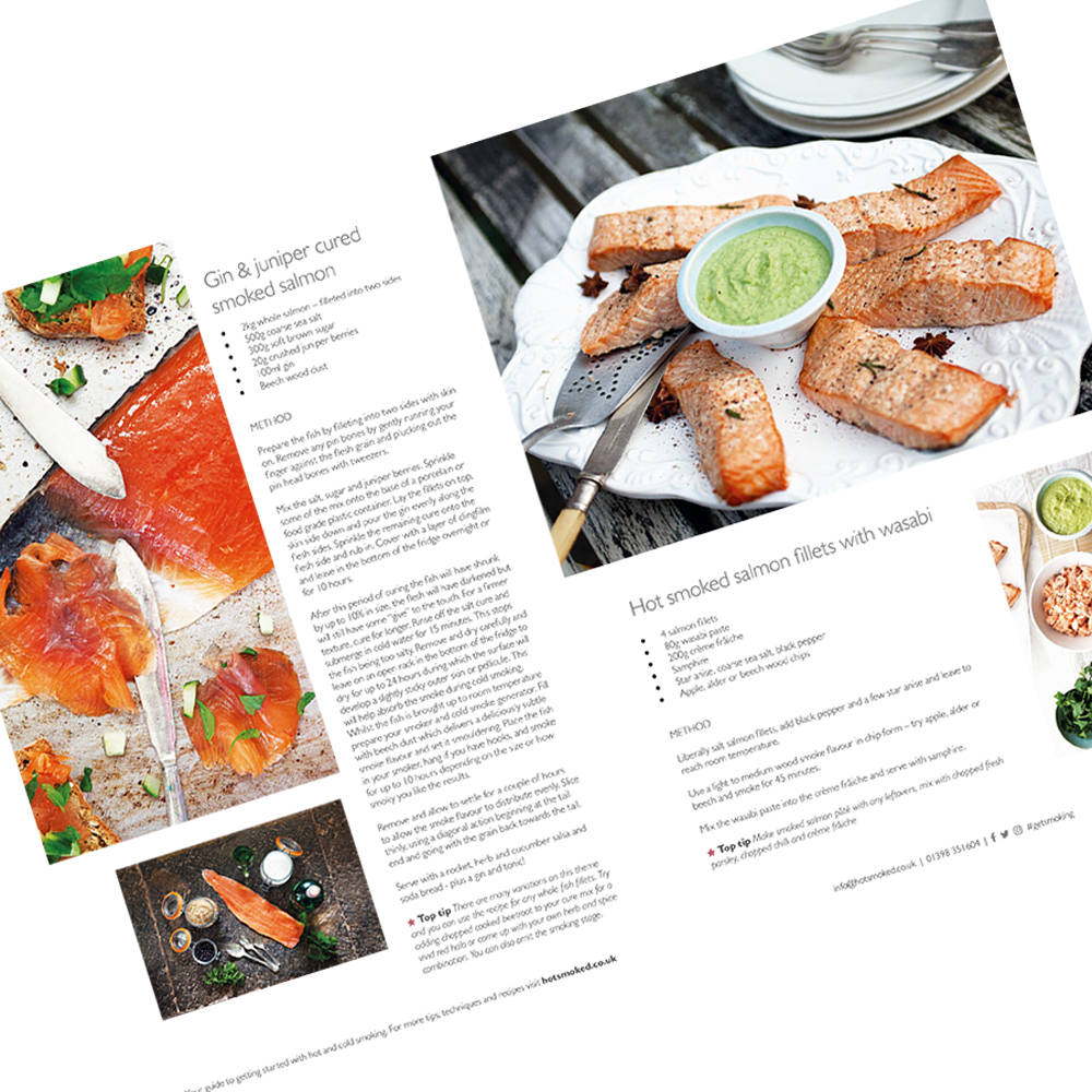 Hot Smoked Recipe Booklet, hot and cold smoked salmon