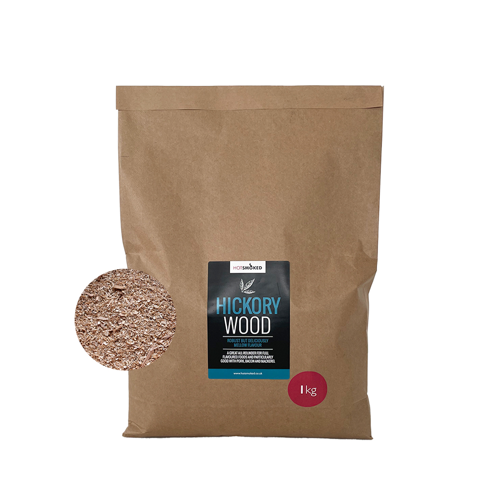 Hickory smoking dust in value 1kg packs by Hot Smoked