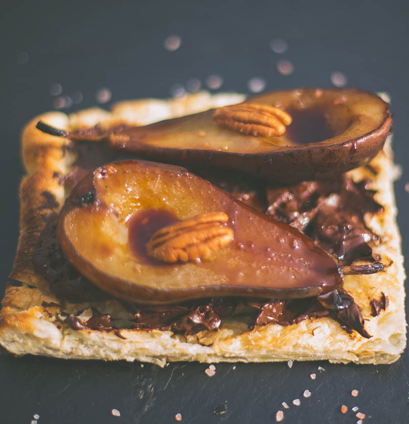 Smoked Pear & Chocolate Tart | Hot Smoked