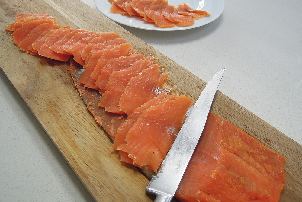 Ginger & chilli cured smoked trout recipe