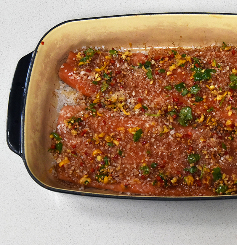 GINGER & CHILLI CURED SMOKED TROUT | Hot Smoked