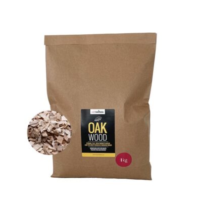 HotSmoked Oak Smoking Chips on white